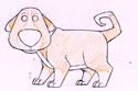Dog Visual Development - Drawing